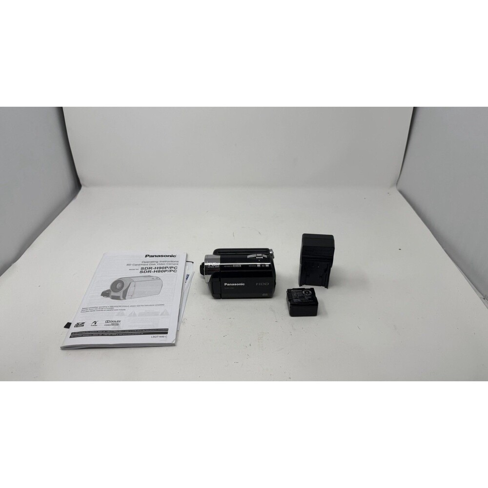 Panasonic SDR-H80 Digital Camcorder 70x Zoom - Black - Works